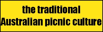 the traditional Australian picnic culture 
