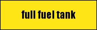 full fuel tank