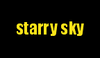 starry sky